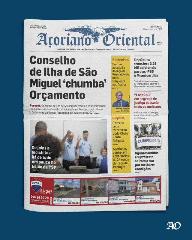 Conselho de Ilha de São Miguel ‘chumba’ Orçamento