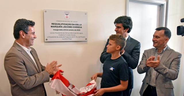Inaugurada requalificação da Escola Marquês Jácome Correia