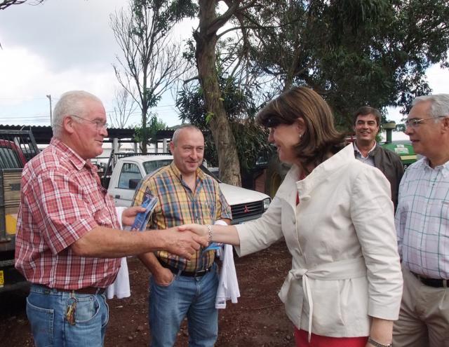 Berta Cabral quer mais colaboração com a lavoura