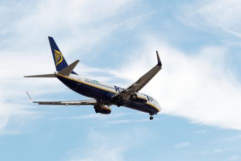 Ryanair responsável por um quinto dos passageiros