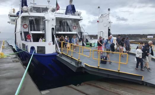 Número de passageiros desembarcados nos portos dos Açores baixa pelo quinto mês consecutivo