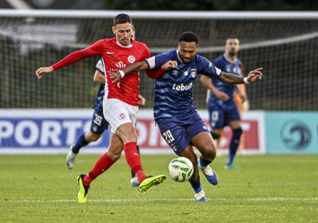 Santa Clara vence Larne FC por 3-0