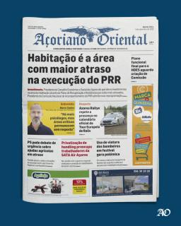 "Habitação é a área com maior atraso na execução do PRR" é a manchete do Açoriano Oriental