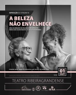 Teatro Ribeiragrandense acolhe a exposição “A Beleza Não Envelhece”