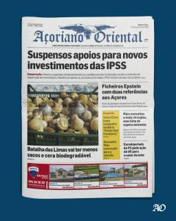 “Suspensos apoios para novos investimentos das IPSS” é a manchete de hoje 