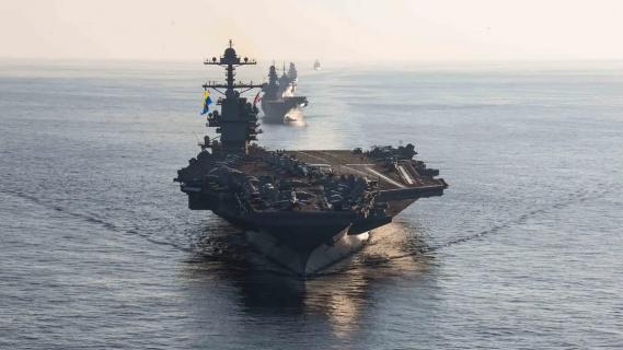 Porta-aviões norte-americano Gerald Ford chega à costa de Israel