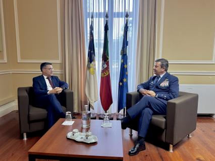 Presidente do parlamento regional recebeu chefe de Estado-Maior-General das Forças Armadas