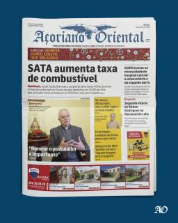 "SATA aumenta taxa de combustível" é a manchete do Açoriano Oriental