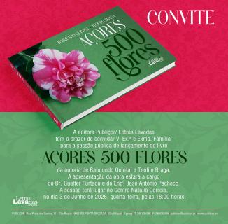 Lançamento do livro ‘Açores 500 Flores’