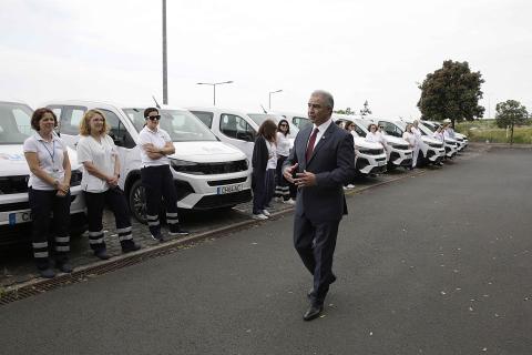 USI de São Miguel recebe 20  viaturas elétricas para cuidados ao domicílio 