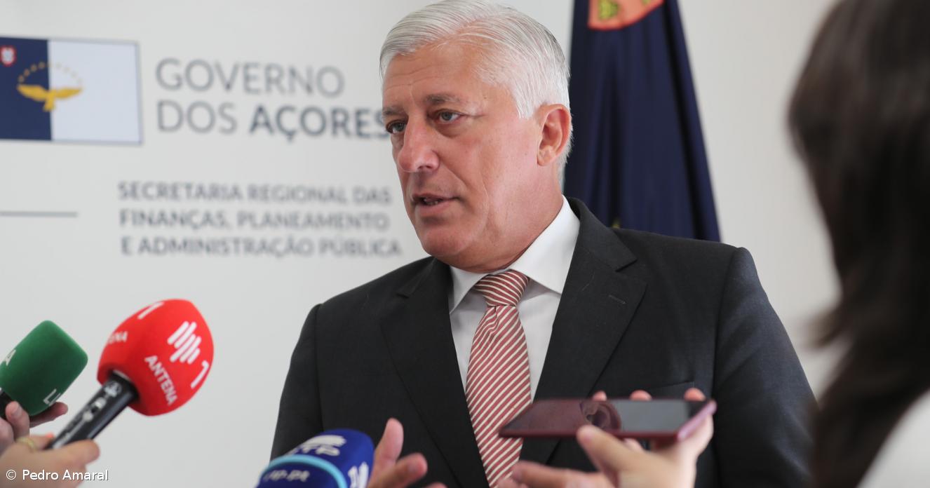 Governo dos Açores diz que melhoria de ‘rating’ para BBB+ revela solidez das finanças públicas